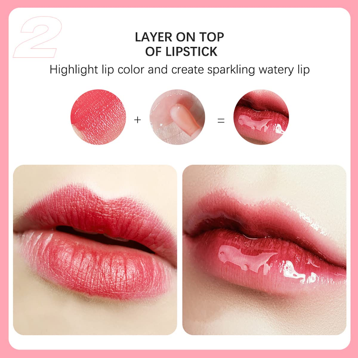 Alisesun Lip Glow Oil label highlights ingredients.