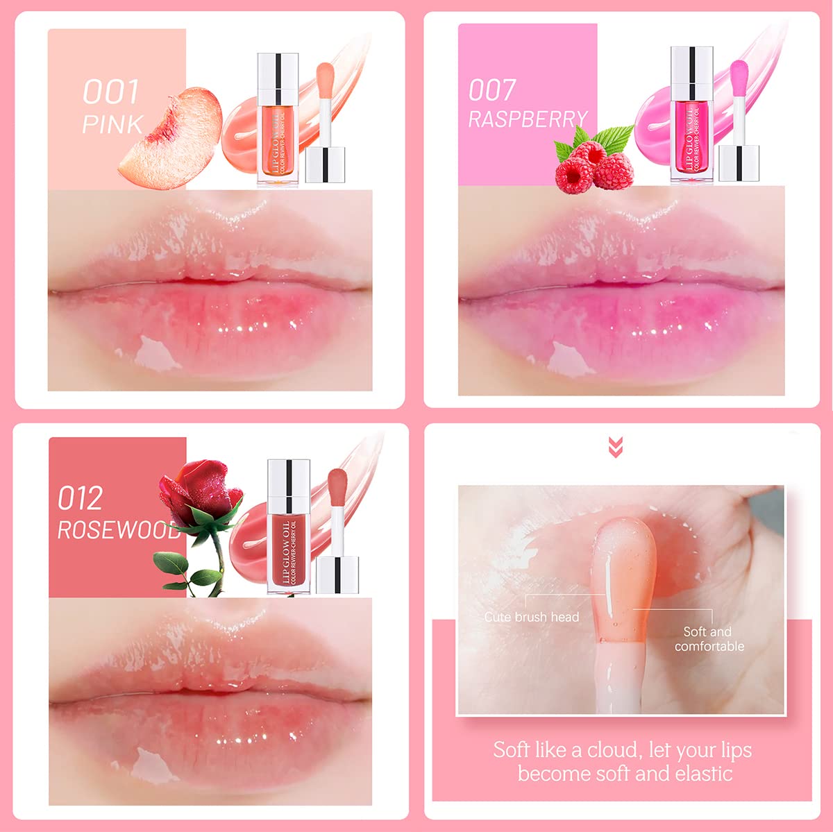 Alisesun Lip Glow Oil Rorswood offers a transparent sheen that helps smooth lip lines.