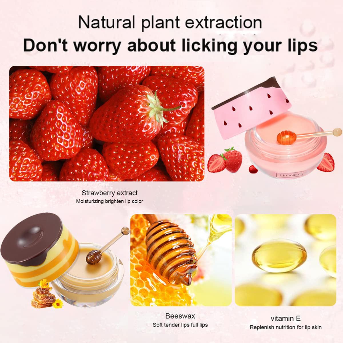Alisesun lip mask stick applicator for easy nightly use