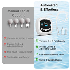 Alitake six-suction-cup setup ready for targeted facial areas with comfortable control.
