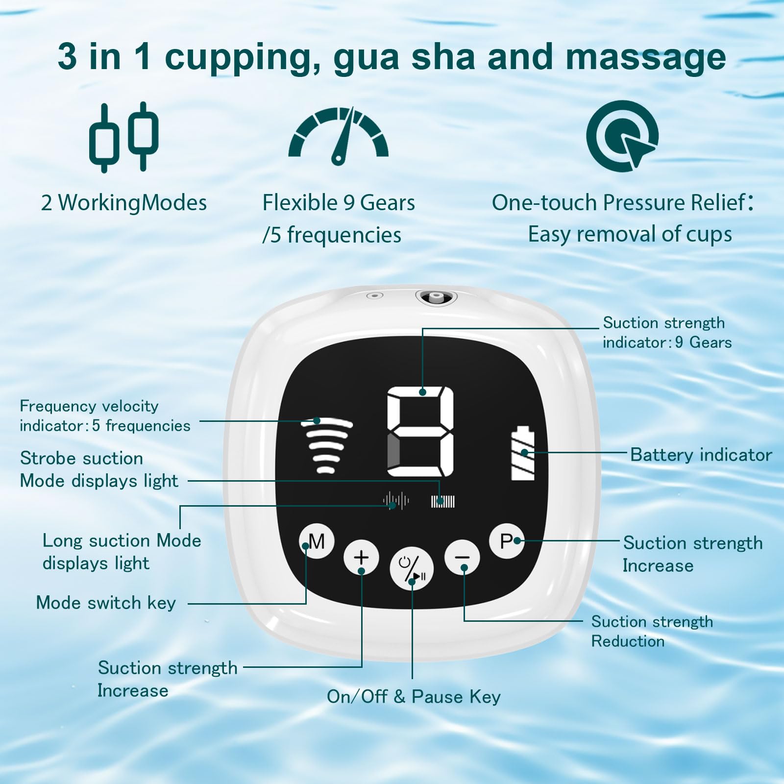 Alitake compact at-home spa tool ideal for a facial routine.
