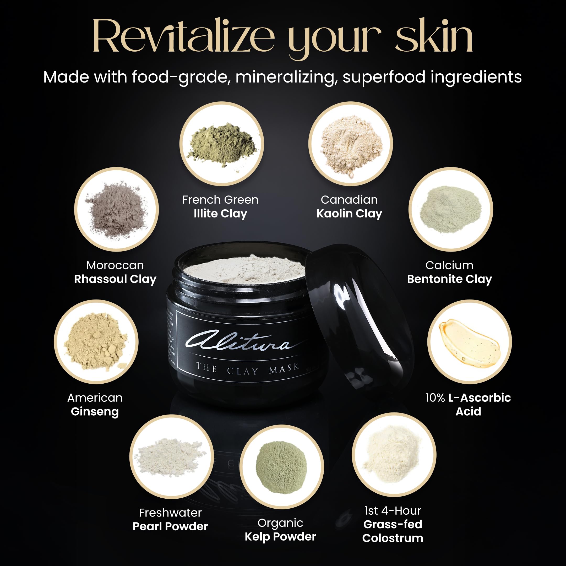Alitura Clay Mask pore cleansing reduces buildup for clearer pores