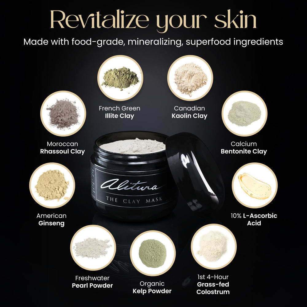 Alitura Clay Mask pore cleansing reduces buildup for clearer pores