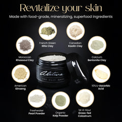 Alitura Clay Mask pore cleansing reduces buildup for clearer pores