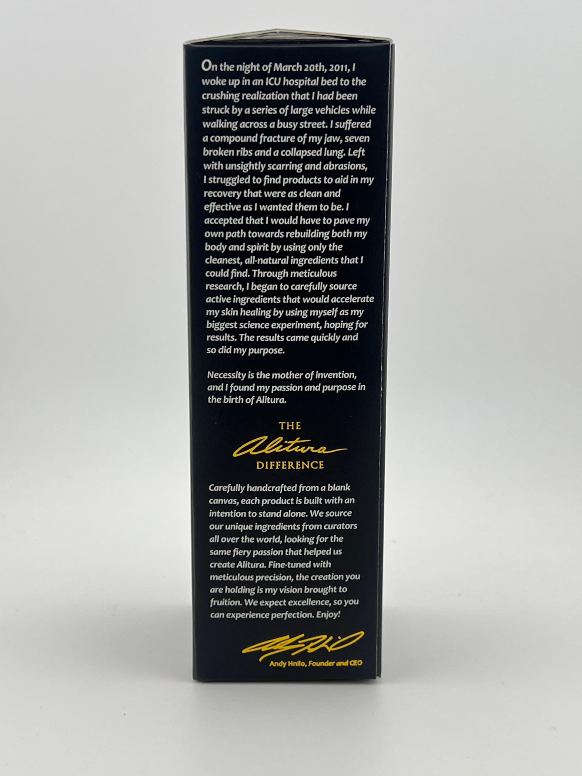 Drop of Alitura Gold Serum applied to skin delivering moisture