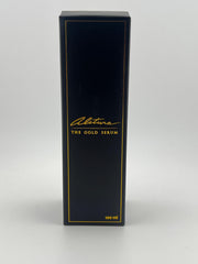 Close-up of Alitura Gold Serum jar showing luxurious texture