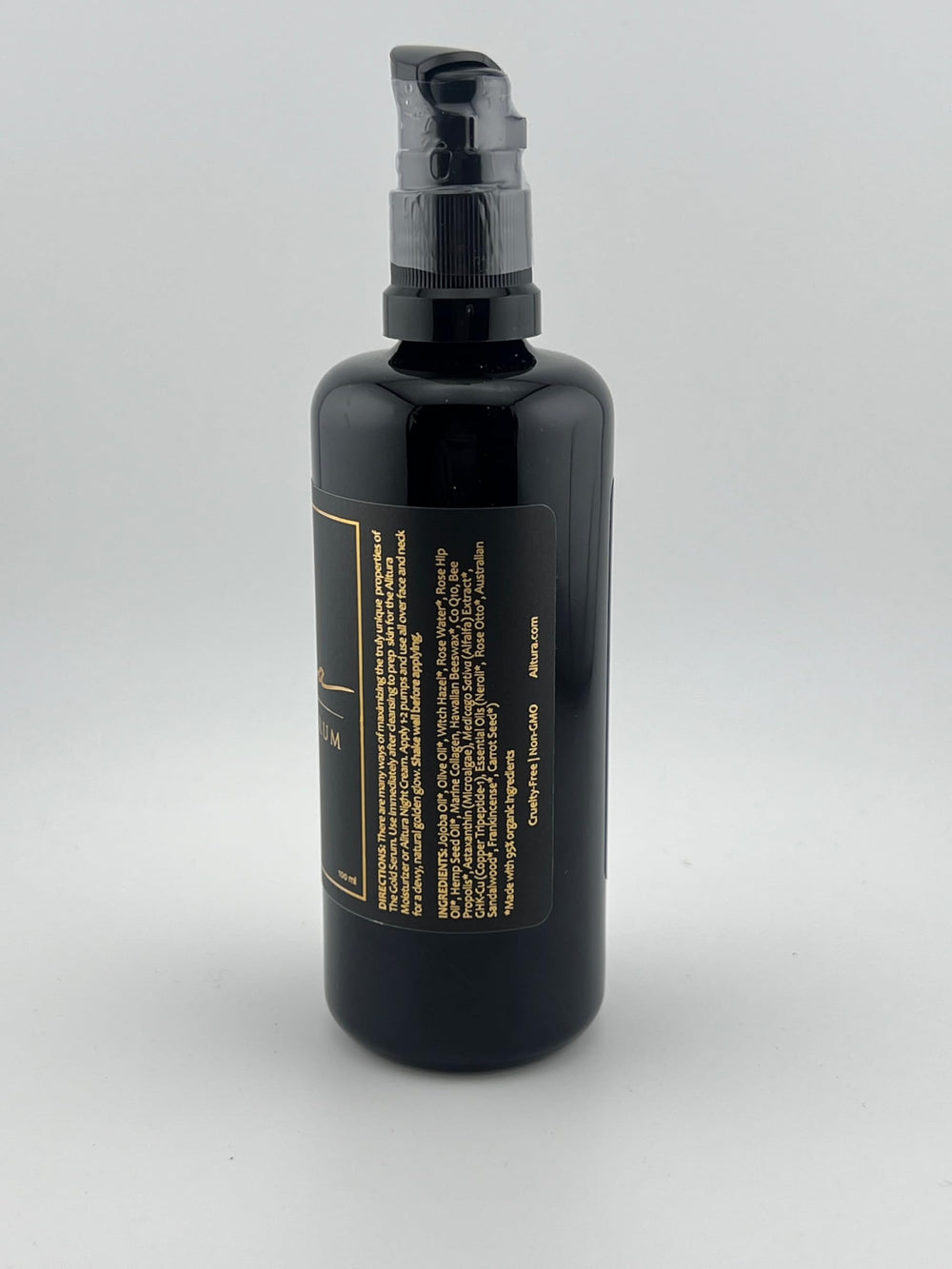 Protective violet Miron glass packaging of Alitura Gold Serum