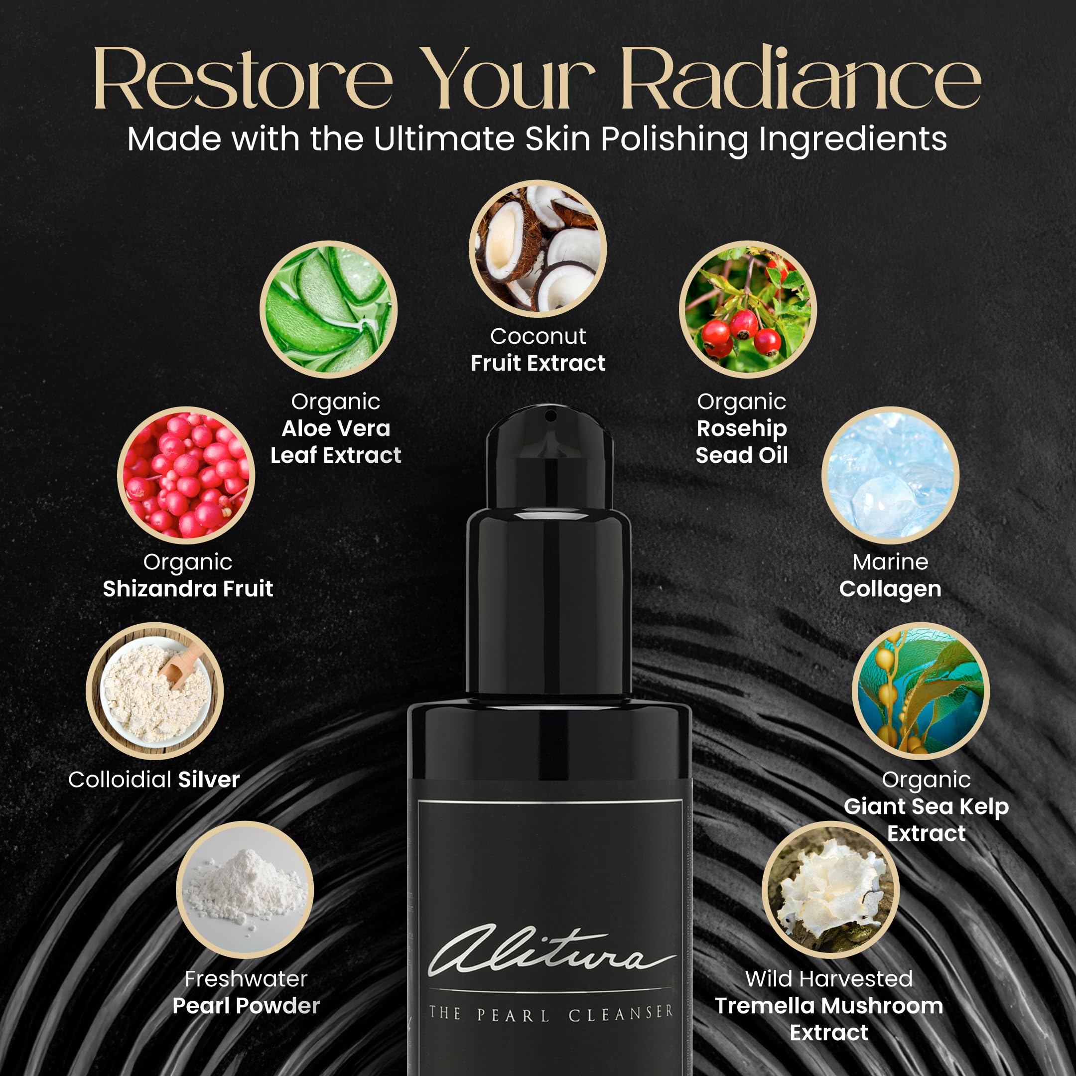 Alitura Tremella hydration texture illustrating long-lasting moisture