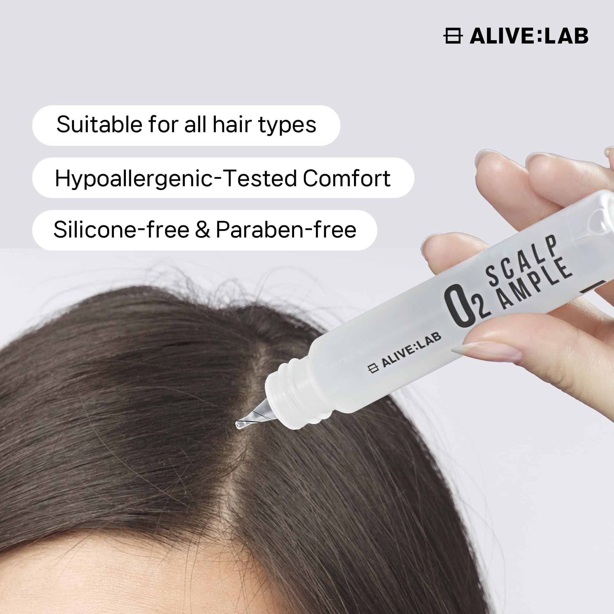 ALIVE:LAB ALIVELAB O2 Oxygen water refresh visual suggests purifying, revitalizing action.