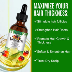 Scalp massage with ALIVER Batana Oil illustrating soothing care.