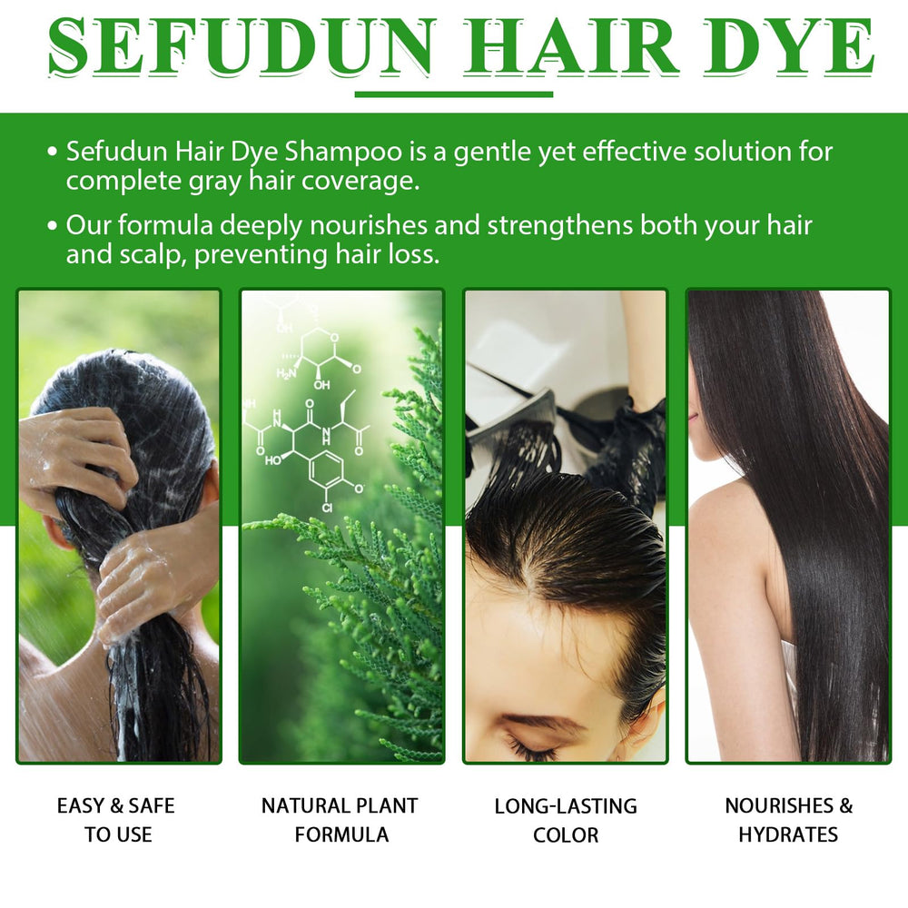 ALIVER Hair Dye Shampoo saves time with quick color application