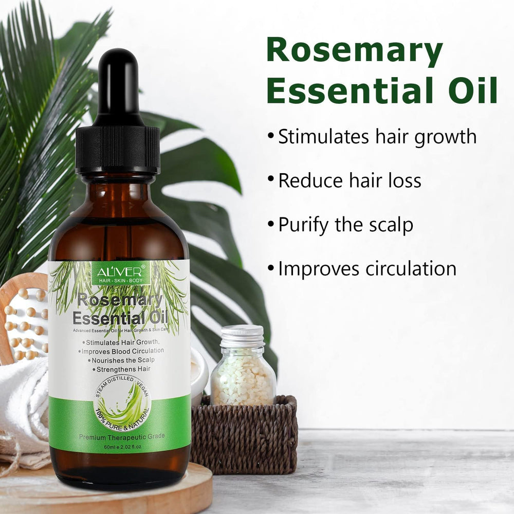 ALIVER Rosemary oil for skin care mixed with carrier oils.