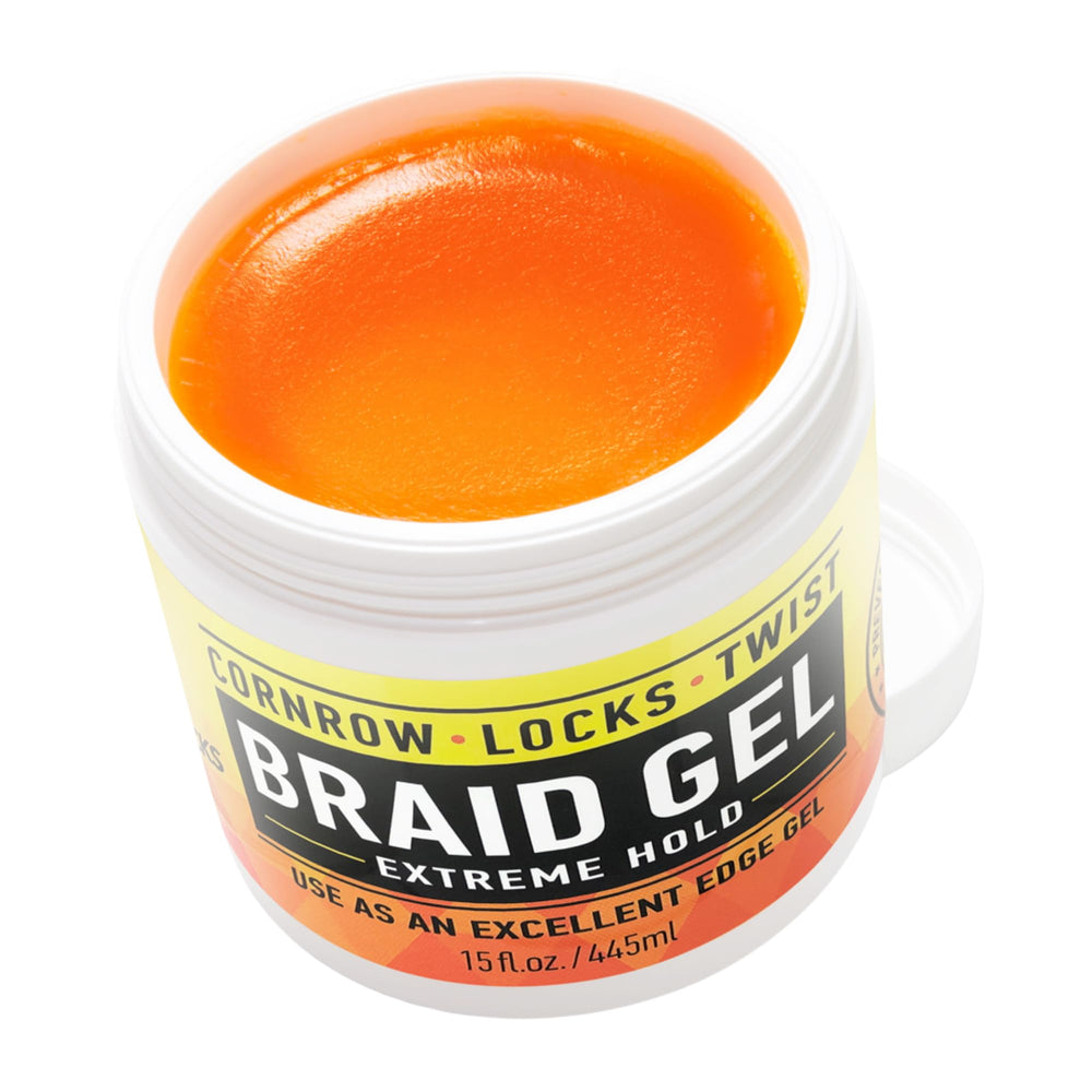 AllDay Locks Braid Gel Extreme Hold twist-define shot showcases defined locks and twists.