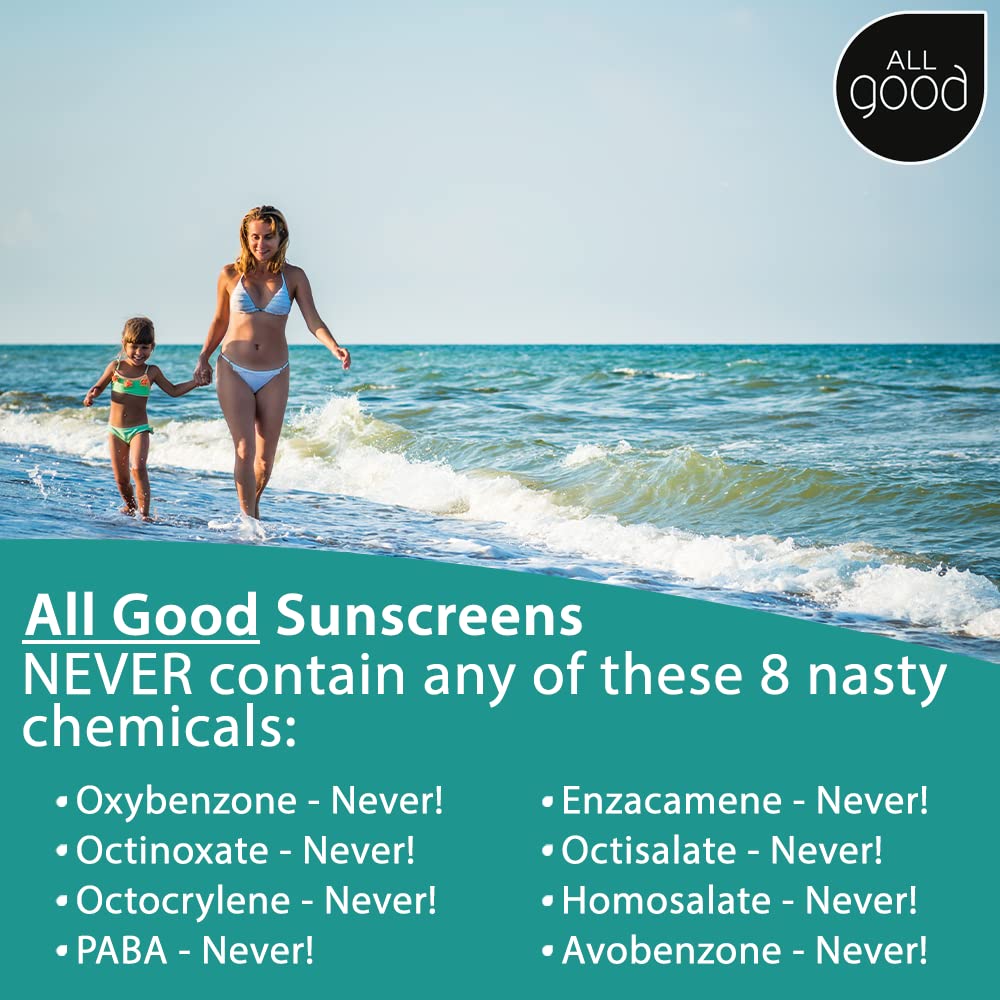 All Good SPF30 lotion in 3 oz bottle for kids.