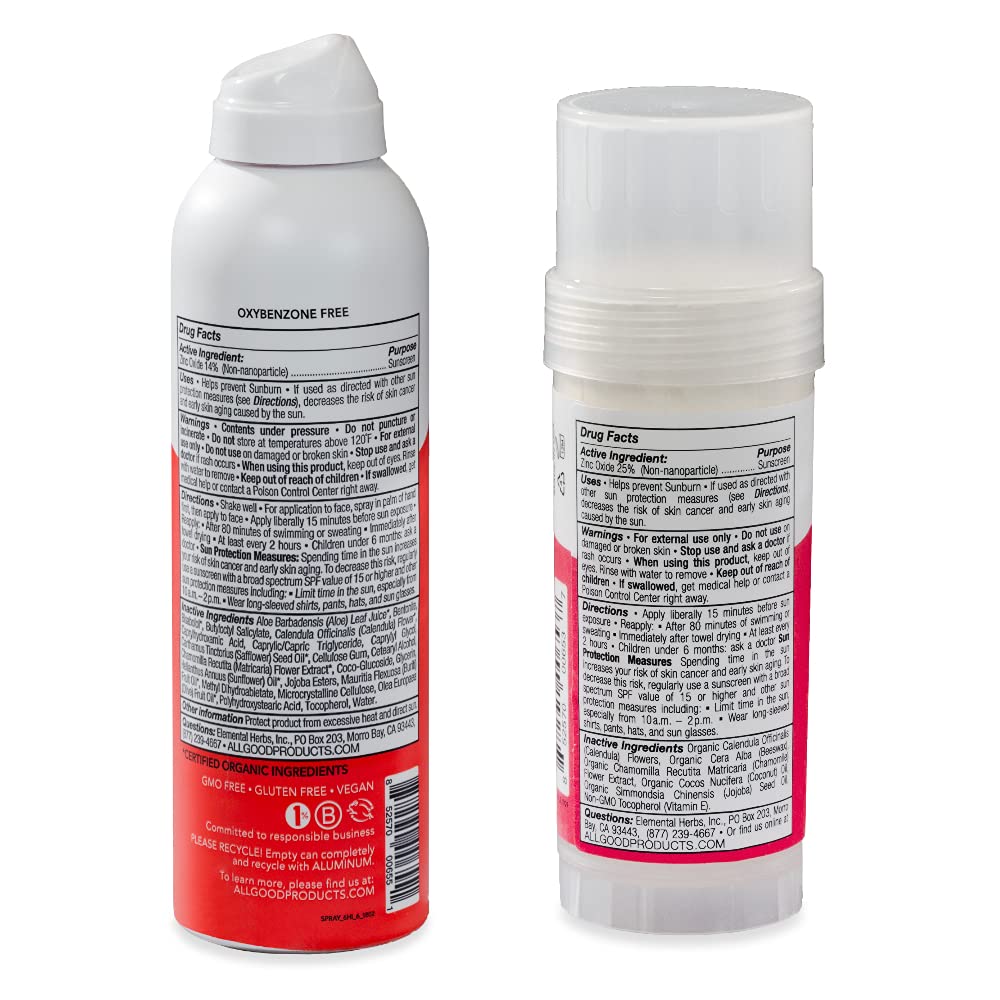 All Good Makes Everything Better reef-safe labeling communicates gentle protection for families.