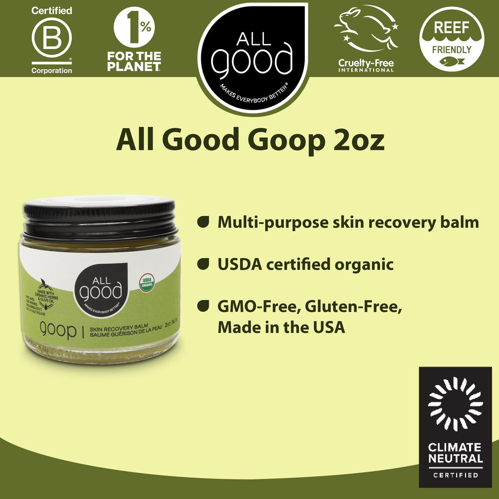 All Good Goop Recovery Balm dry skin salve moisturizes hands, feet, lips