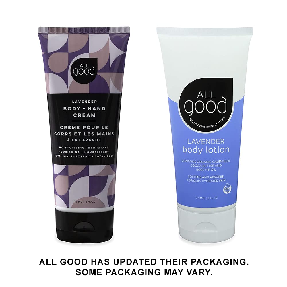 All Good Lavender Lotion texture demonstrates easy absorption.