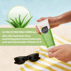 All Good Sport SPF 30 bottle shows lightweight, non-greasy texture.