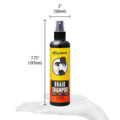 AllDay Locks Braid Foam adds shine to hair while smoothing frizz