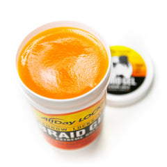 AllDay Locks Braid Gel on cornrows detail with smooth edges.