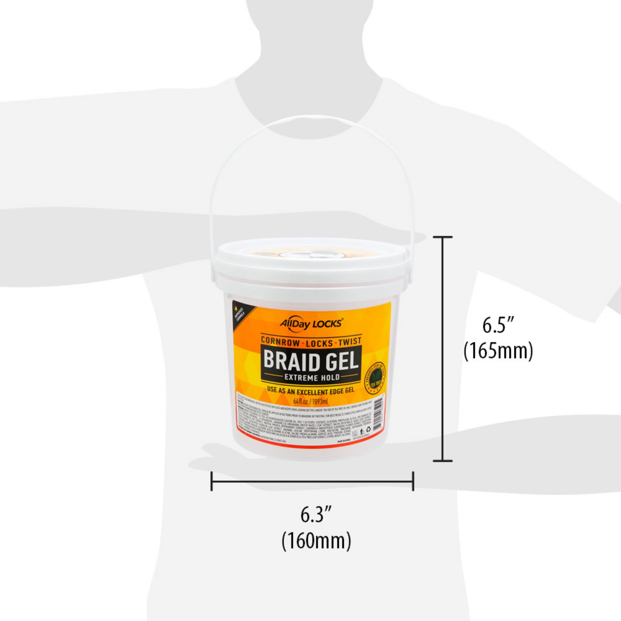 Shine and humidity protection from lavender and tea tree in a single gel.