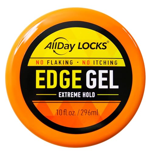 AllDay Locks Edge Gel application close-up for precise edge smoothing.