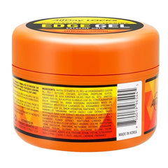 AllDay Locks Edge Gel on braided hairstyle with sleek, residue-free finish.