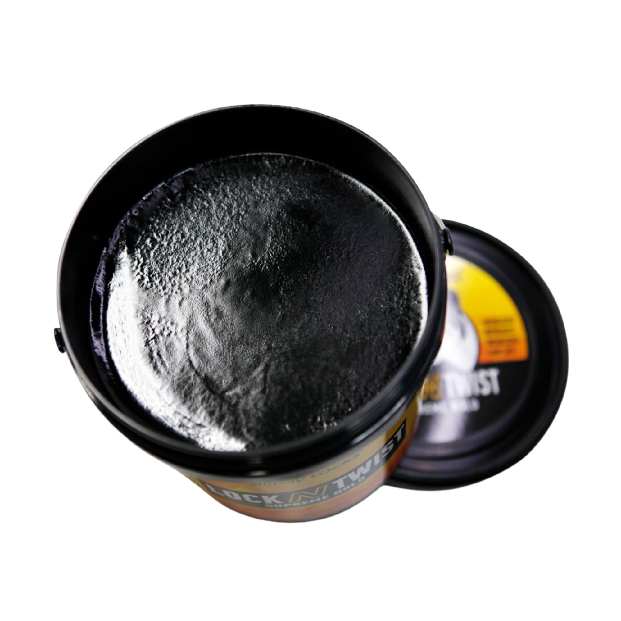 AllDay Locks edge-control on hair with sleek finish and no residue