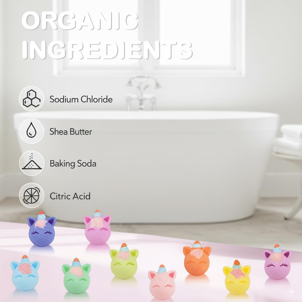 Alldomess shea butter infused bath bombs for gentle skin care