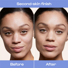 ALLEYOOP Game Face Concealer swatch showing buildable, natural glow