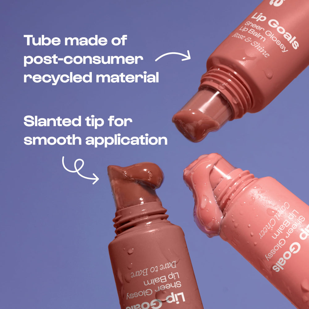 ALLEYOOP Lip Goals Trio shea butter and ceramides help lips stay soft and comfortable.