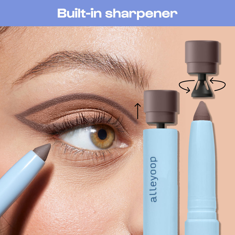 ALLEYOOP soft natural finish emphasizes subtle shimmer for everyday looks.