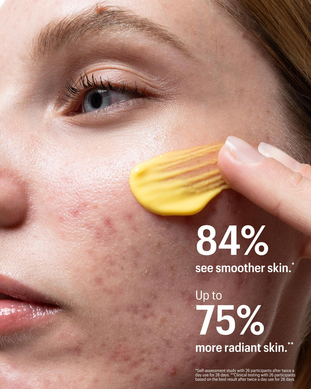 Allies of Skin night-cream on skin surface showing overnight hydration.