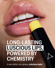 Allies of Skin peptide-ceramide complex closeup showing soothing lip nourishment.