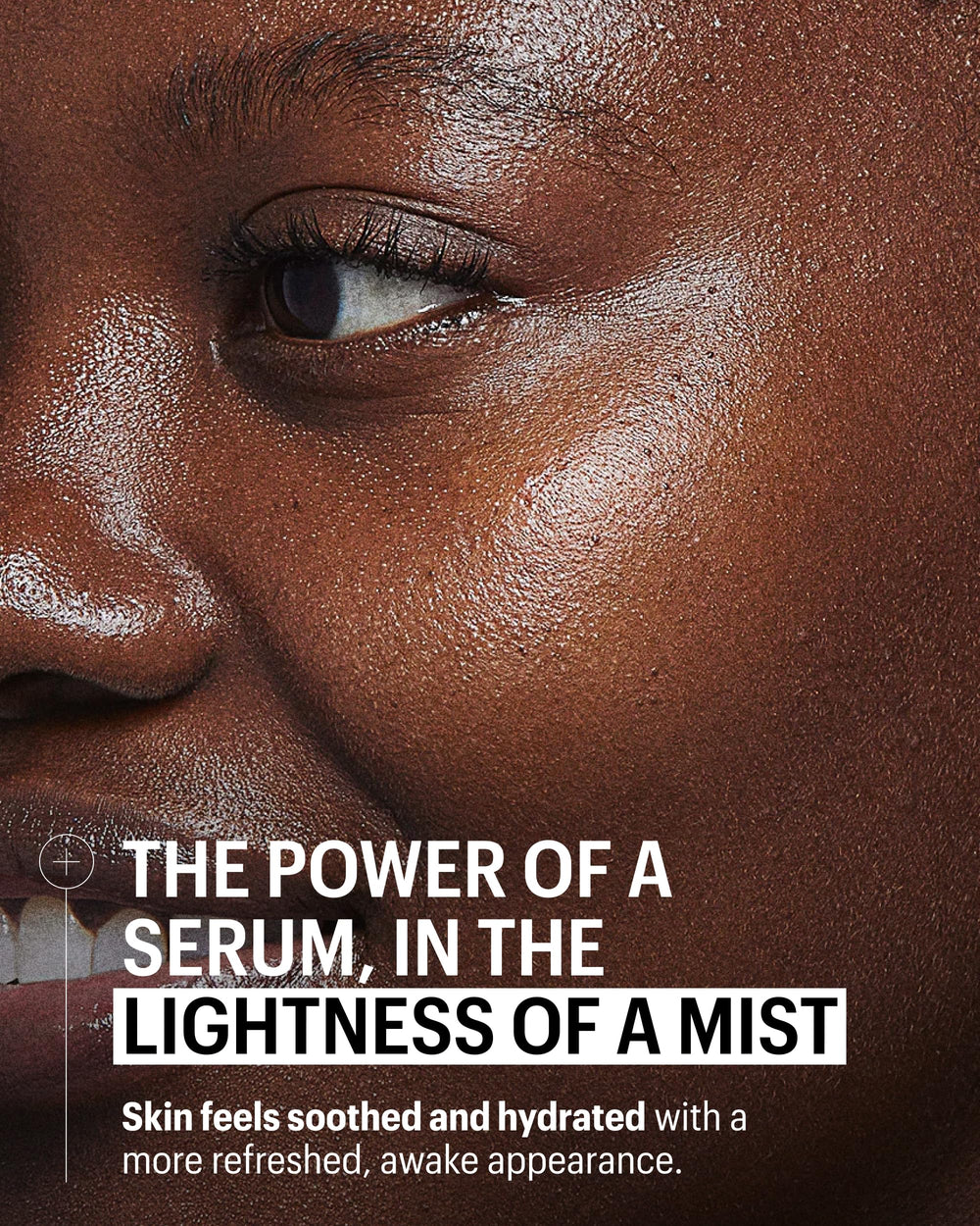Allies of Skin Probiotic Face Mist spray action showing even mist