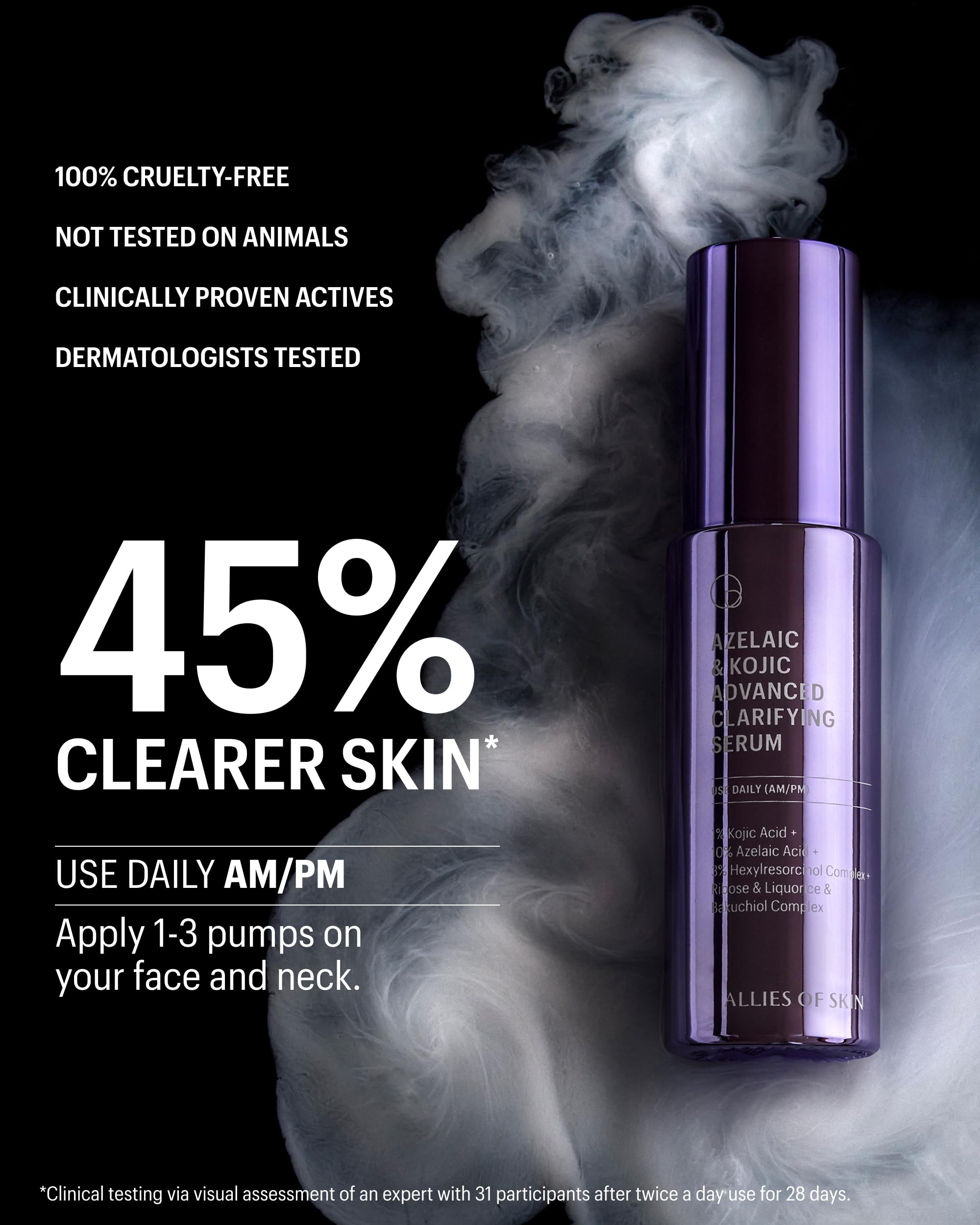 Patch-test guidance for sensitive skin featured in the visual.