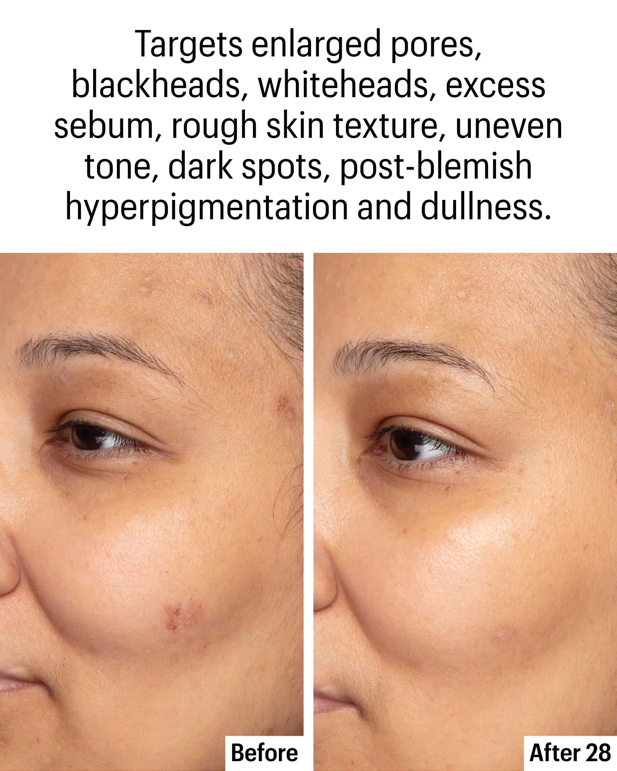Close-up of Allies of Skin serum texture shows smooth, lightweight formula for daily use.