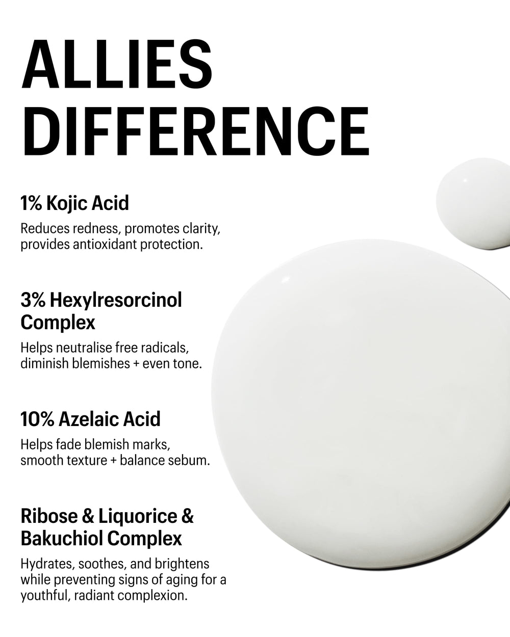 Dermatologist-tested iconography and silicone-free messaging on packaging.