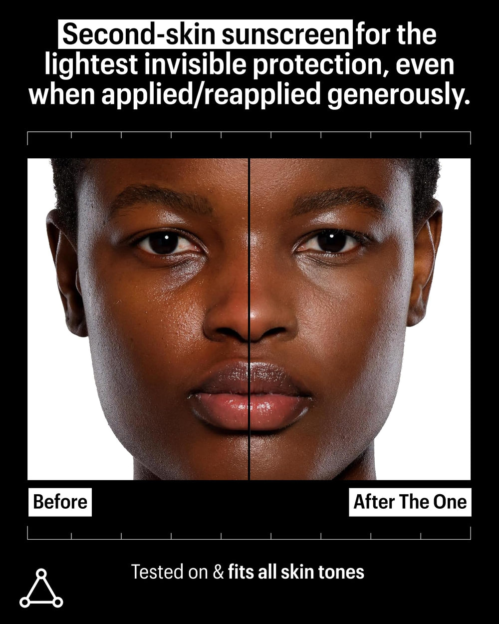 Allies of Skin sunscreen used as primer for smooth makeup application