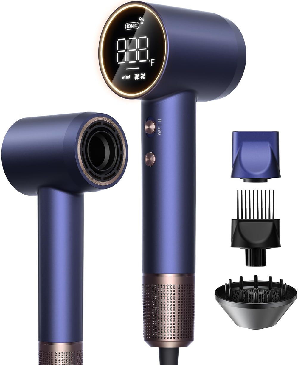 Alloom High-Speed Hair Dryer Pro motor focus for fast drying with minimized heat exposure.
