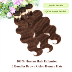 ALLRUN chocolate brown 4# close-up highlighting reddish undertones for natural blending.