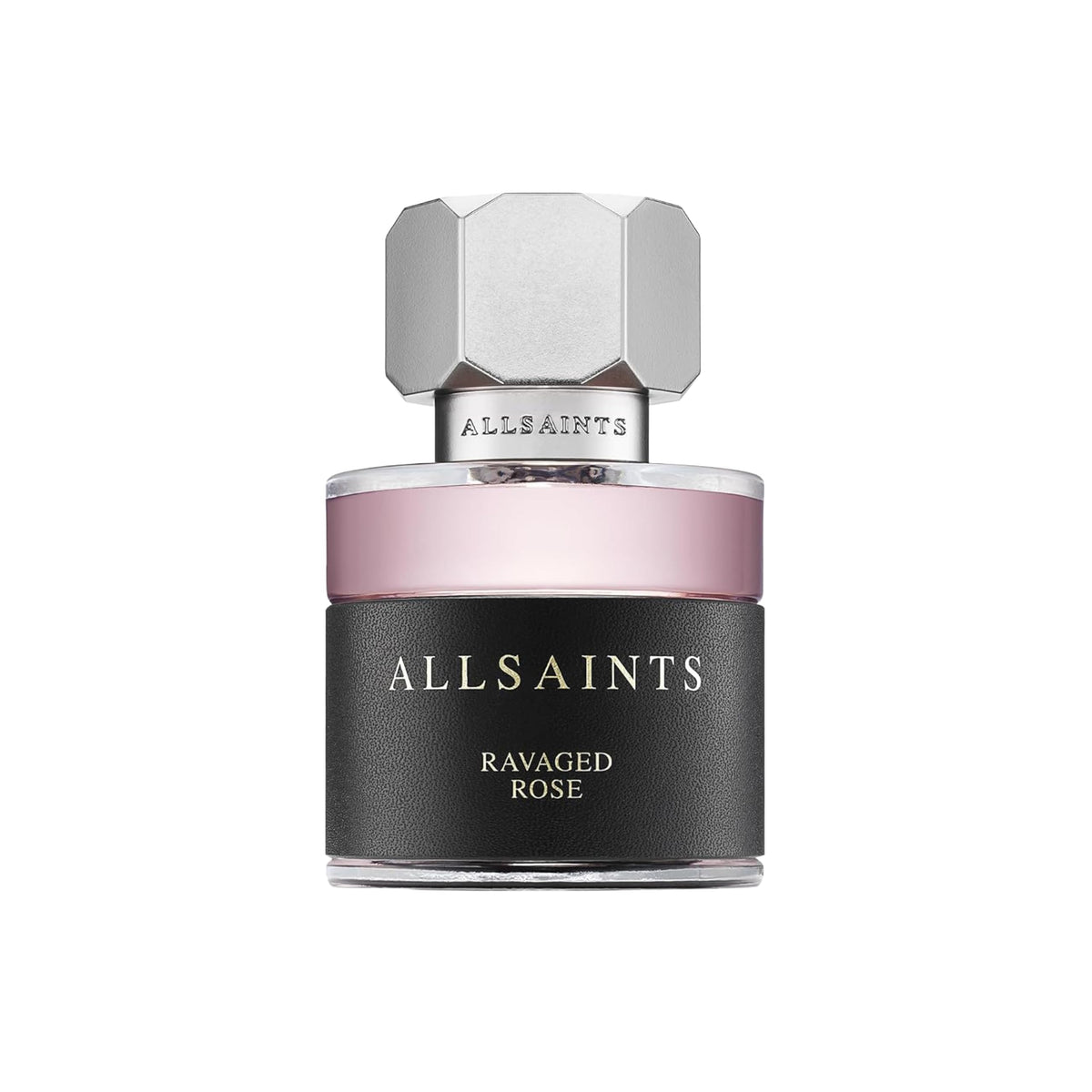 AllSaints Ravaged Rose bottle front view ideal for daily wear and style