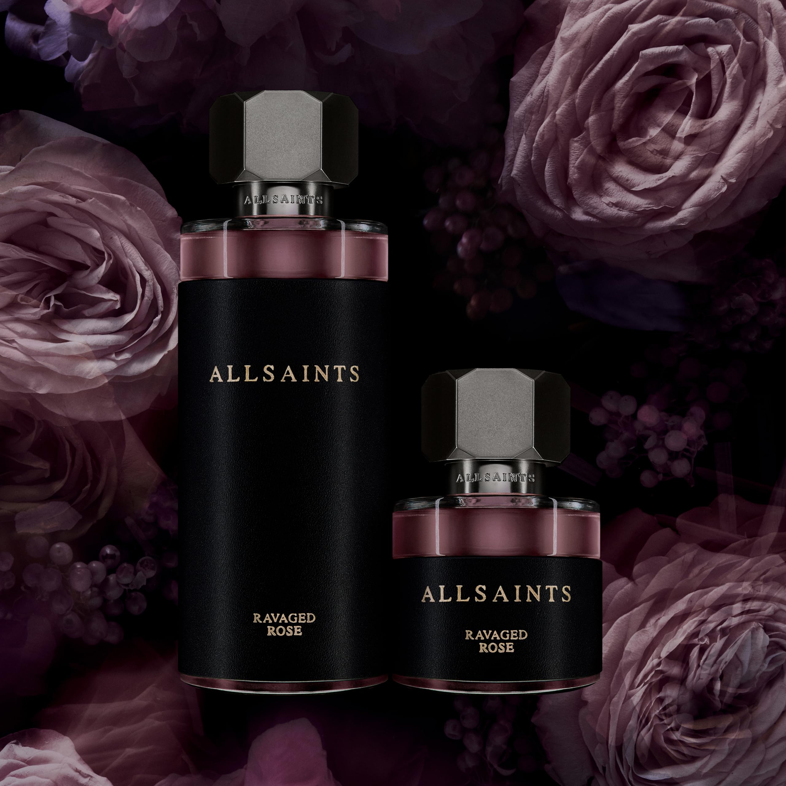 AllSaints Ravaged Rose rose petal art evokes romantic daytime charm