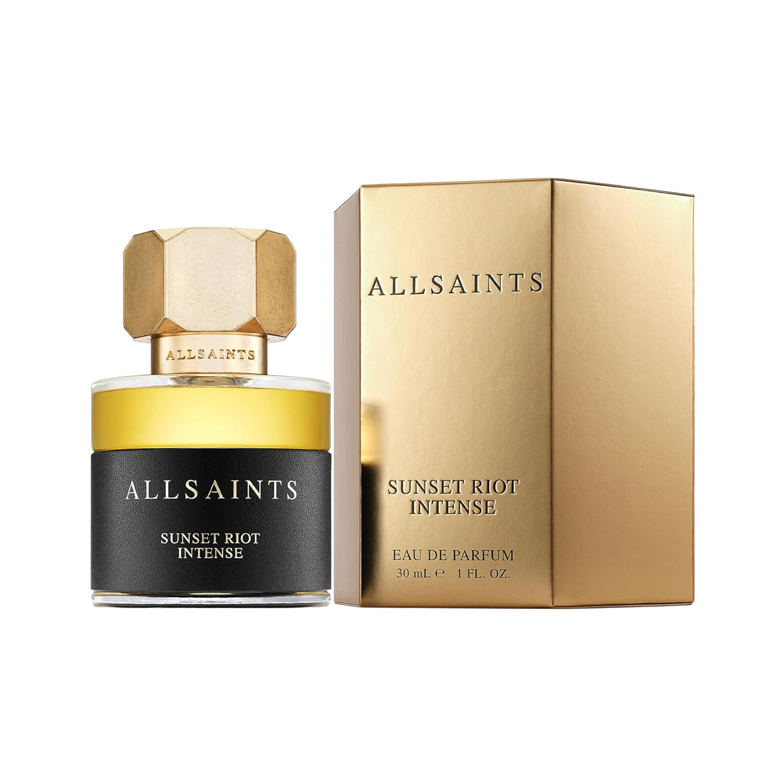 AllSaints Sunset Riot Intense opening notes on skin for a striking first impression