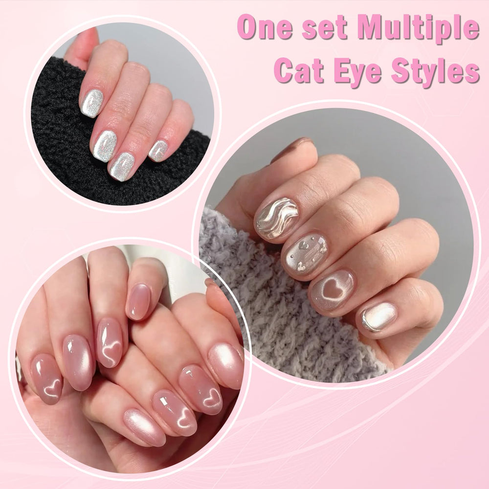 Allstarry compact design for travel-friendly cat eye nails.
