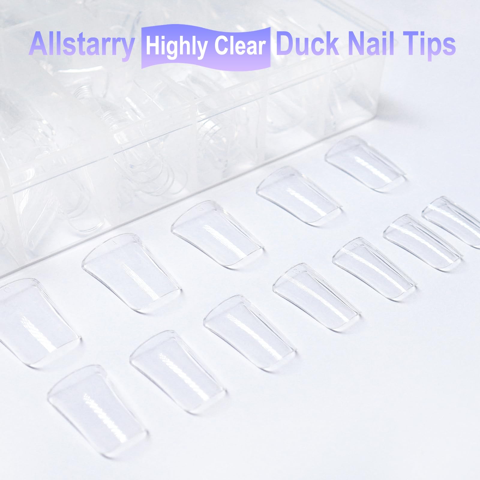 Allstarry duck nail tips lightweight wear for comfortable daily use.