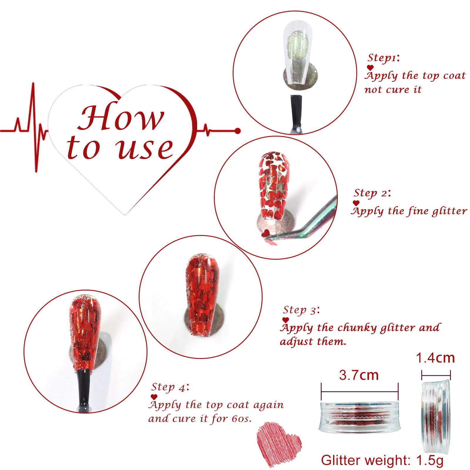 Allstarry Valentine nail art collection inspires DIY decorations.