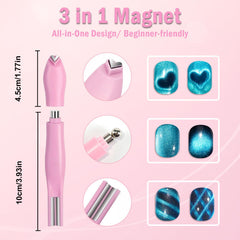 Allstarry Y-shaped guides help precise cat eye designs.