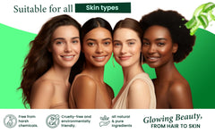 Allurials Aloe Vera Spray skin closeup highlighting clear, refreshing mist.
