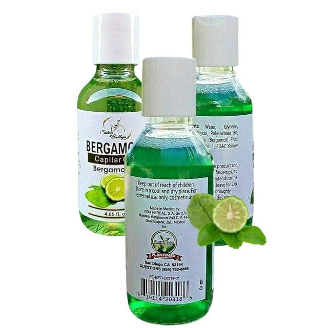 Alma Belleza Bergamota oil ingredients highlight natural bergamot benefits